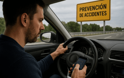 La prevención de accidentes de tráfico: el peligro de usar el móvil al volante