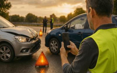 Pruebas fotográficas y de vídeo en un accidente de tráfico: checklist legal y técnica