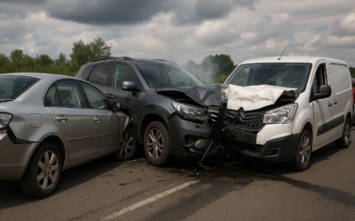 Colisiones múltiples y reparto de culpas