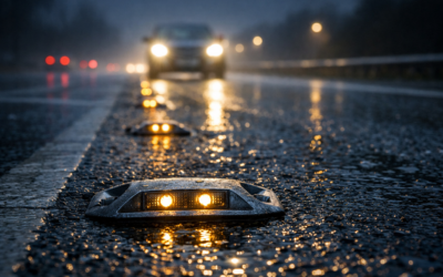 Los “ojos de gato” en la carretera: el invento nocturno que salvó miles de vidas.