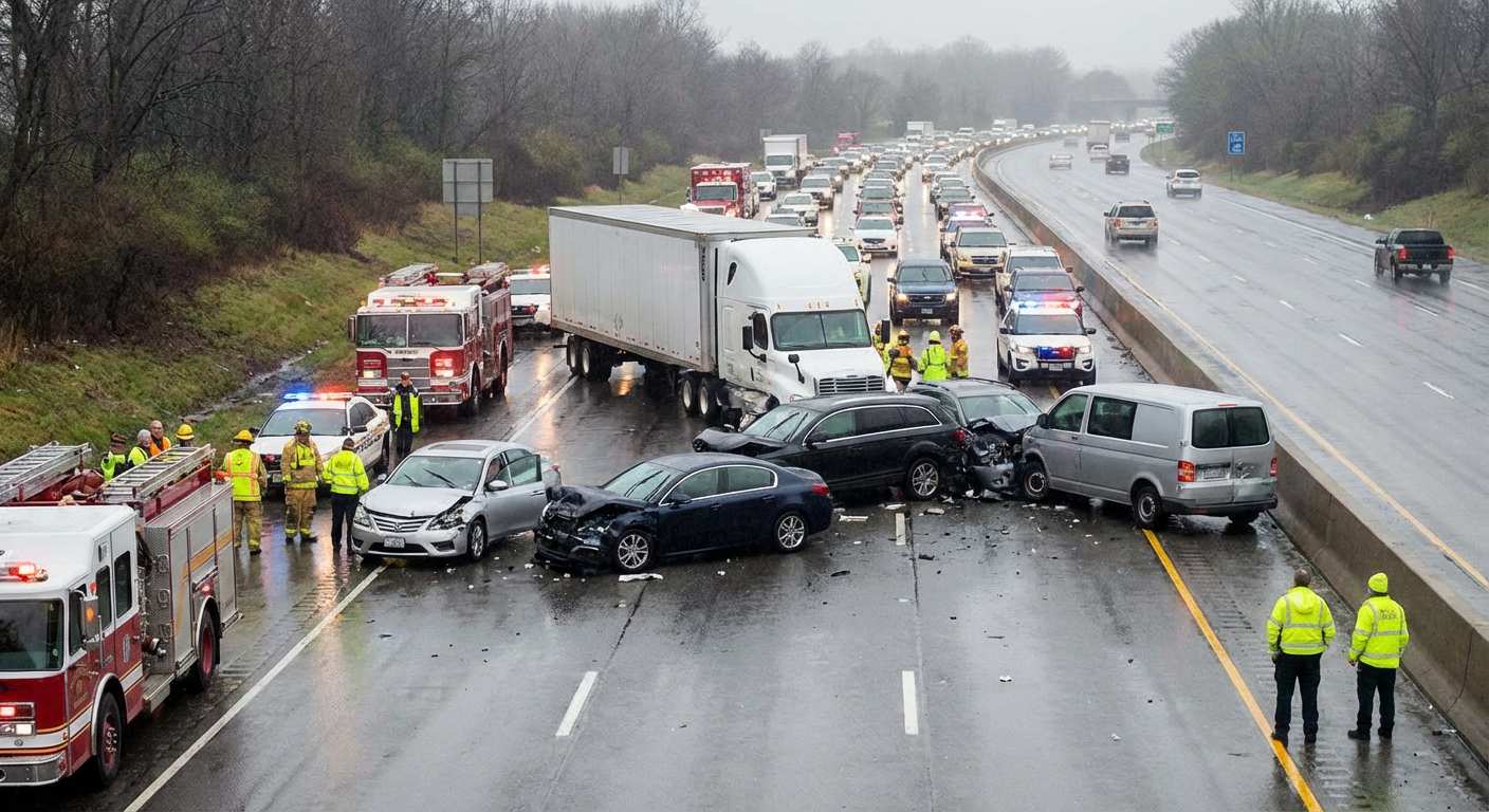 Colisiones múltiples y reparto de culpas: ayuda al accidentado