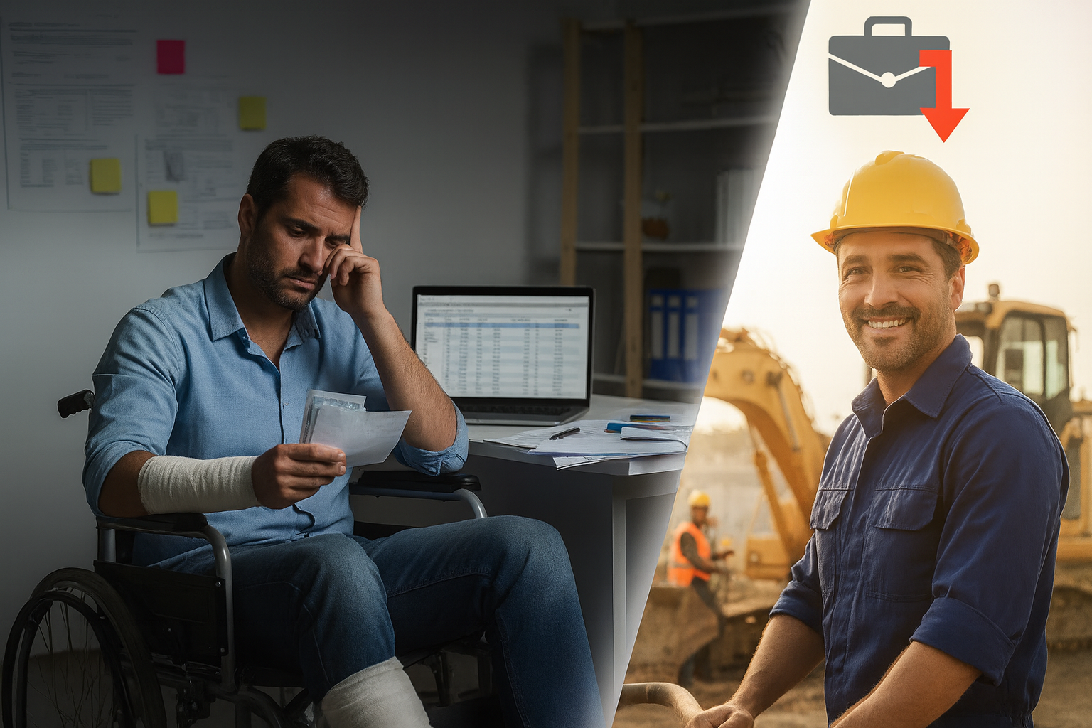 pérdida de ingresos accidente de tráfico