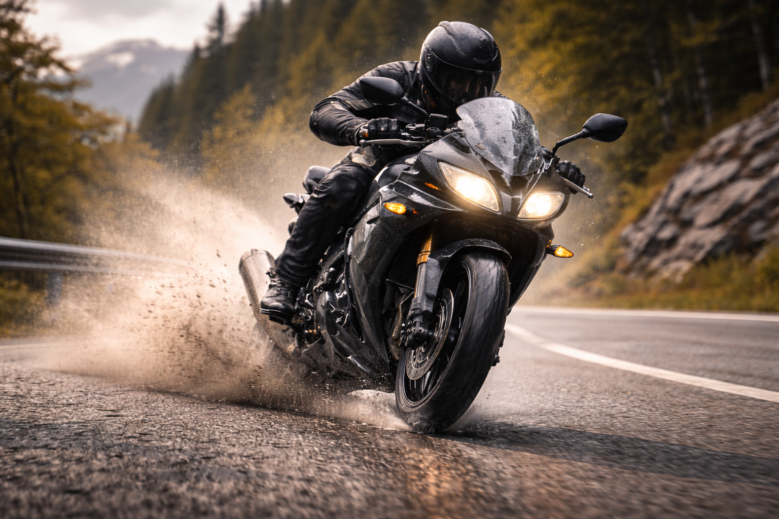 Cómo frenar correctamente en moto: la diferencia entre “casi” y “me salvé”