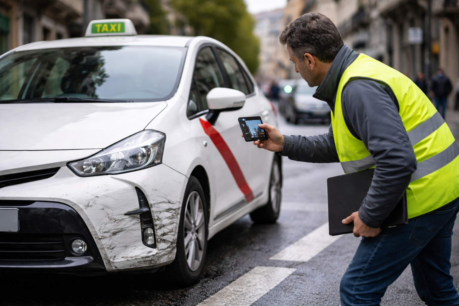 Accidentes que pueden sufrir los taxistas