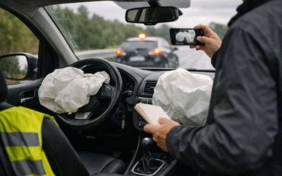 Airbags en accidente de tráfico: cuándo son prueba a tu favor y cuándo complican el caso