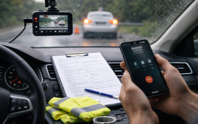 Grabaciones y dashcam en un accidente de tráfico: cuándo sirven y cuándo te pueden fastidiar