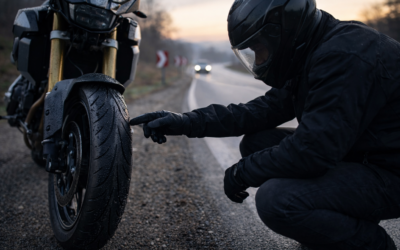 Neumáticos fríos: el minuto exacto en el que la moto “muerde”