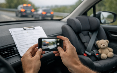Niño en accidente de tráfico: qué pruebas guardan los padres que lo cambian todo