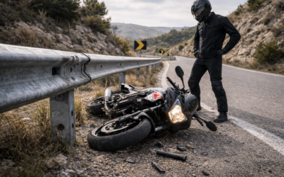 Moto y guardarraíl: por qué un detalle de la vía cambia la vida (y cómo reclamar)