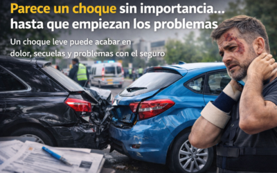 Parece un choque sin importancia… hasta que empiezan los problemas