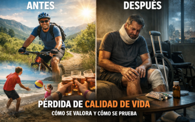 Pérdida de calidad de vida tras accidente de tráfico: cómo se valora y cómo se prueba