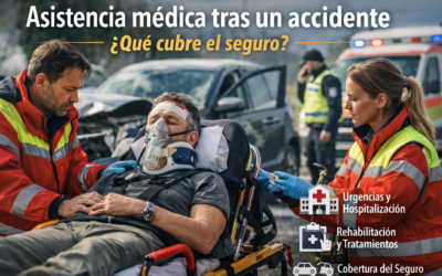 Qué cubre el seguro en asistencia médica tras un accidente