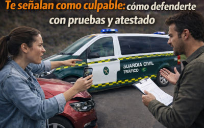 Te señalan como culpable: cómo defenderte con pruebas y atestado