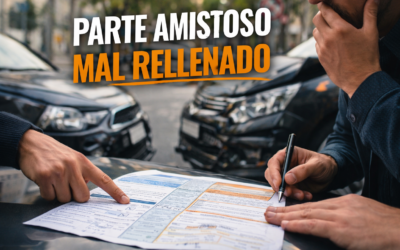 Qué pasa si das un parte amistoso mal rellenado: consecuencias legales reales