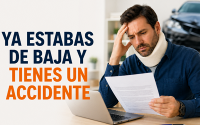 Ya estabas de baja y tienes un accidente: el detalle que puede cambiar tu indemnización