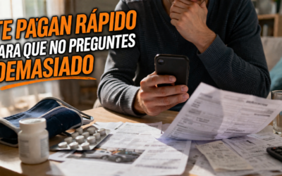 Te pagan rápido para que no preguntes demasiado