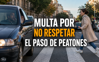 Multas por no respetar pasos de peatones: qué sanciones hay