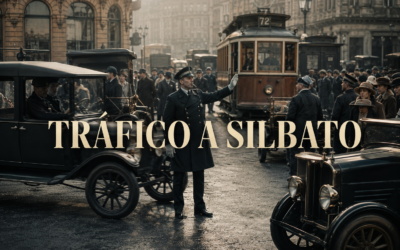 La locura de los años 20: cuando los semáforos eran policías con silbato