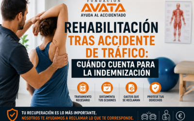 Rehabilitación tras accidente de tráfico: cuándo cuenta para la indemnización