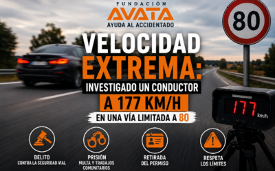 Velocidad extrema: investigado un conductor a 177 km/h en una vía limitada a 80