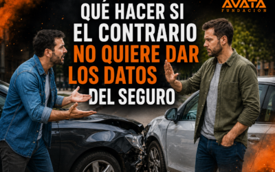Qué hacer si el contrario no quiere dar los datos del seguro