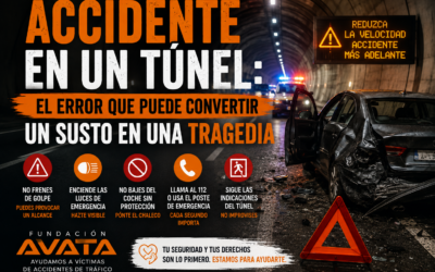 Accidente en un túnel: el error que puede convertir un susto en una tragedia