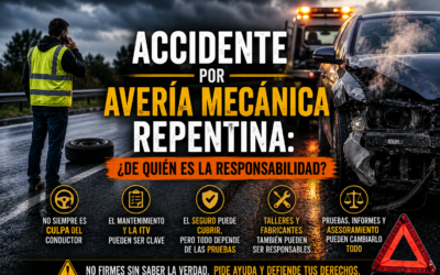 Accidente por avería mecánica repentina: ¿de quién es la responsabilidad?