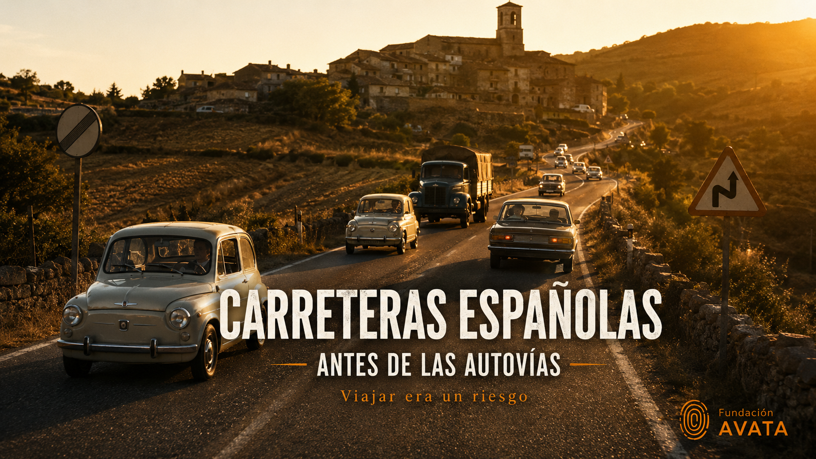 Cómo eran las carreteras españolas antes de las autovías