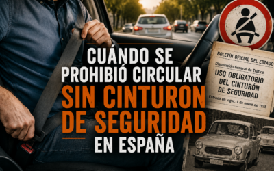 Cuándo se prohibió circular sin cinturón de seguridad en España (y la resistencia que hubo)