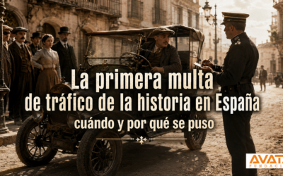 La primera multa de tráfico de la historia en España: cuándo y por qué se puso