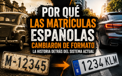 Por qué las matrículas españolas cambiaron de formato: la historia detrás del sistema actual
