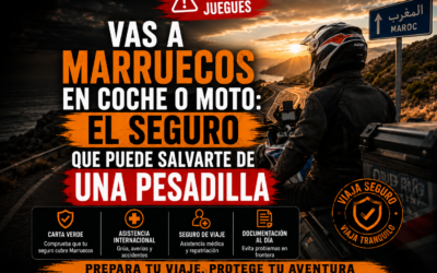 Vas a Marruecos en coche o moto: el seguro que puede salvarte de una pesadilla