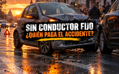 Accidente con coche de carsharing sin conductor fijo: quién paga