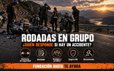 Rodadas y quedadas de motos: responsabilidad si hay accidente en grupo