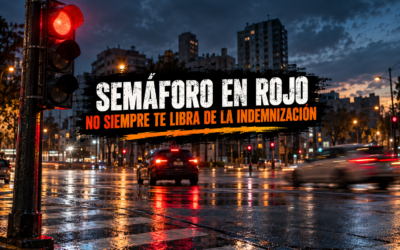 Semáforo en rojo no siempre te libra de la indemnización: casos reales