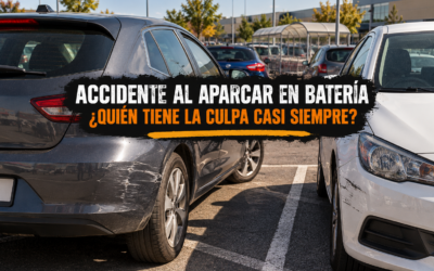 Accidente al aparcar en batería: quién tiene la culpa casi siempre