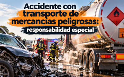 Accidente con transporte de mercancías peligrosas: responsabilidad especial