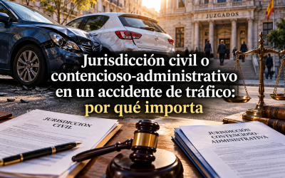 Jurisdicción civil o contencioso-administrativo en un accidente de tráfico: por qué importa