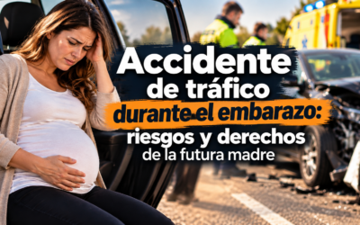 Accidente de tráfico durante el embarazo: riesgos y derechos de la futura madre