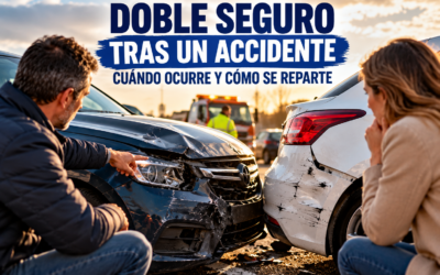 Doble seguro tras un accidente: cuándo ocurre y cómo se reparte