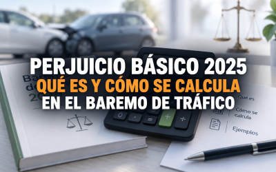 Perjuicio básico 2025: qué es y cómo se calcula en el baremo de tráfico