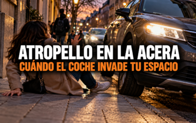 Atropello en la acera: cómo reclamar cuando un coche invade el espacio del peatón